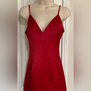 REVOLVE Kacie Satin Red Mini Dress XS - Holidays, Party